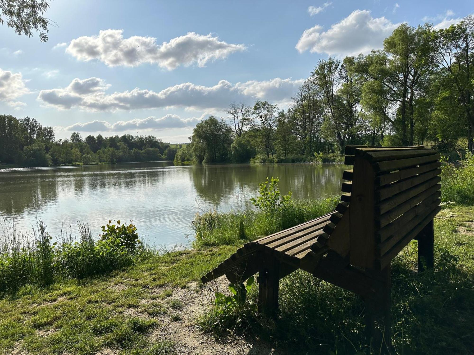 Ferienhaus 400M Vom See Mit Sauna, Kamin, Klima Villa Lichtenberg  Bagian luar foto